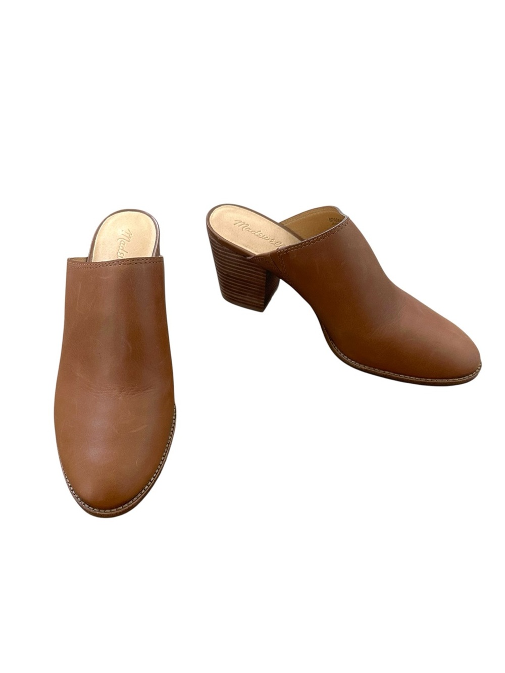 MADEWELL Brown Leather Harper Mule